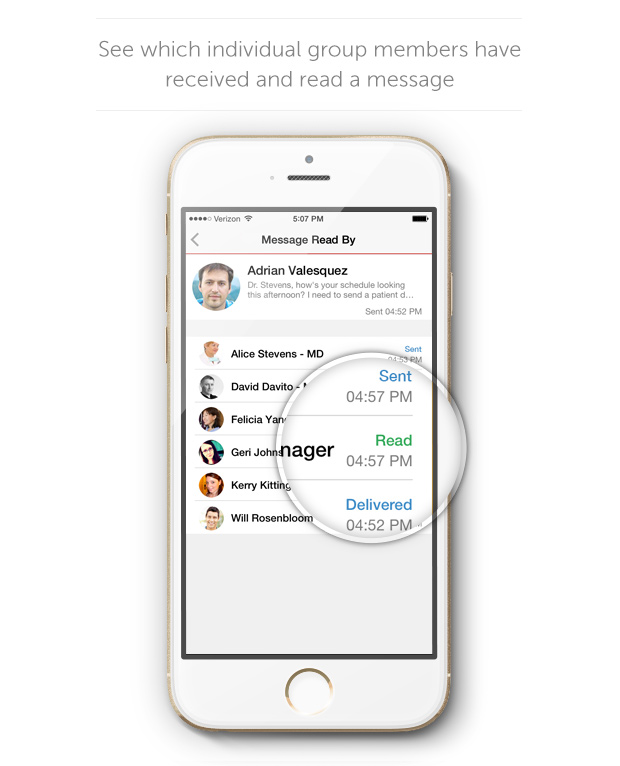 Group Message Confirmations