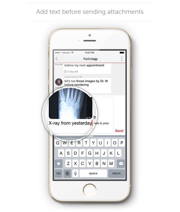 TigerText Image Preview with Text